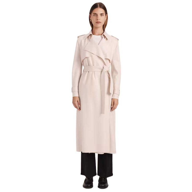 SABA Karla Wool Longline Trench image number 16